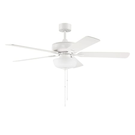 Designers Fountain Gallant 52" 5 Blade Indoor LED Ceiling Fan Matte White